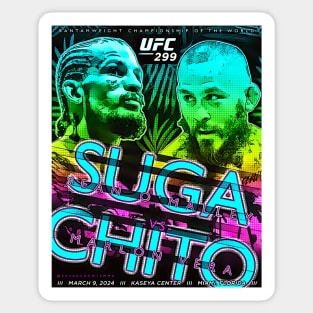 UFC 299 SUGA vs CHITO Sticker